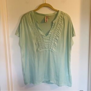 Dolan Anthropologie Mint Green Blouse, Size Medium‎